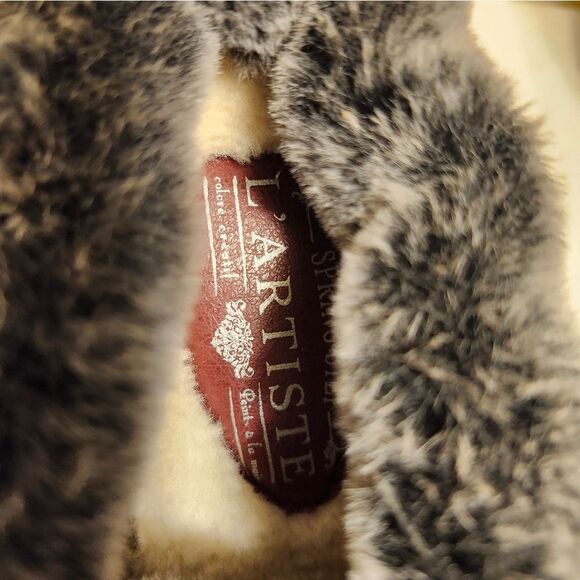Brand New L’Artiste Spring Step "Lamya" Leather Fur-lined Mule Sz.7/37 Ret.$110 - Picture 7 of 12